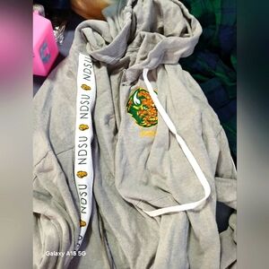 Gray Hoodie Jacket By Pink